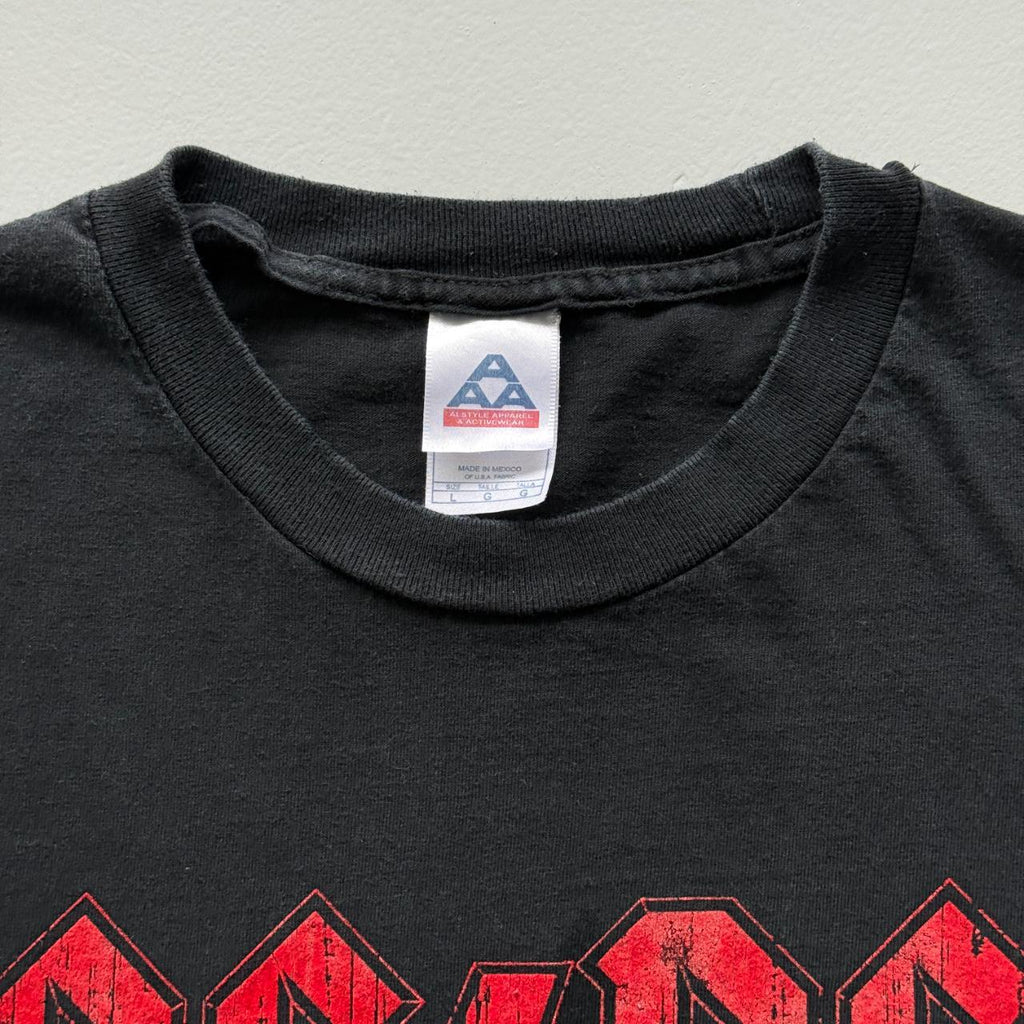 Black AC/DC Vintage 00s T-shirt - Large