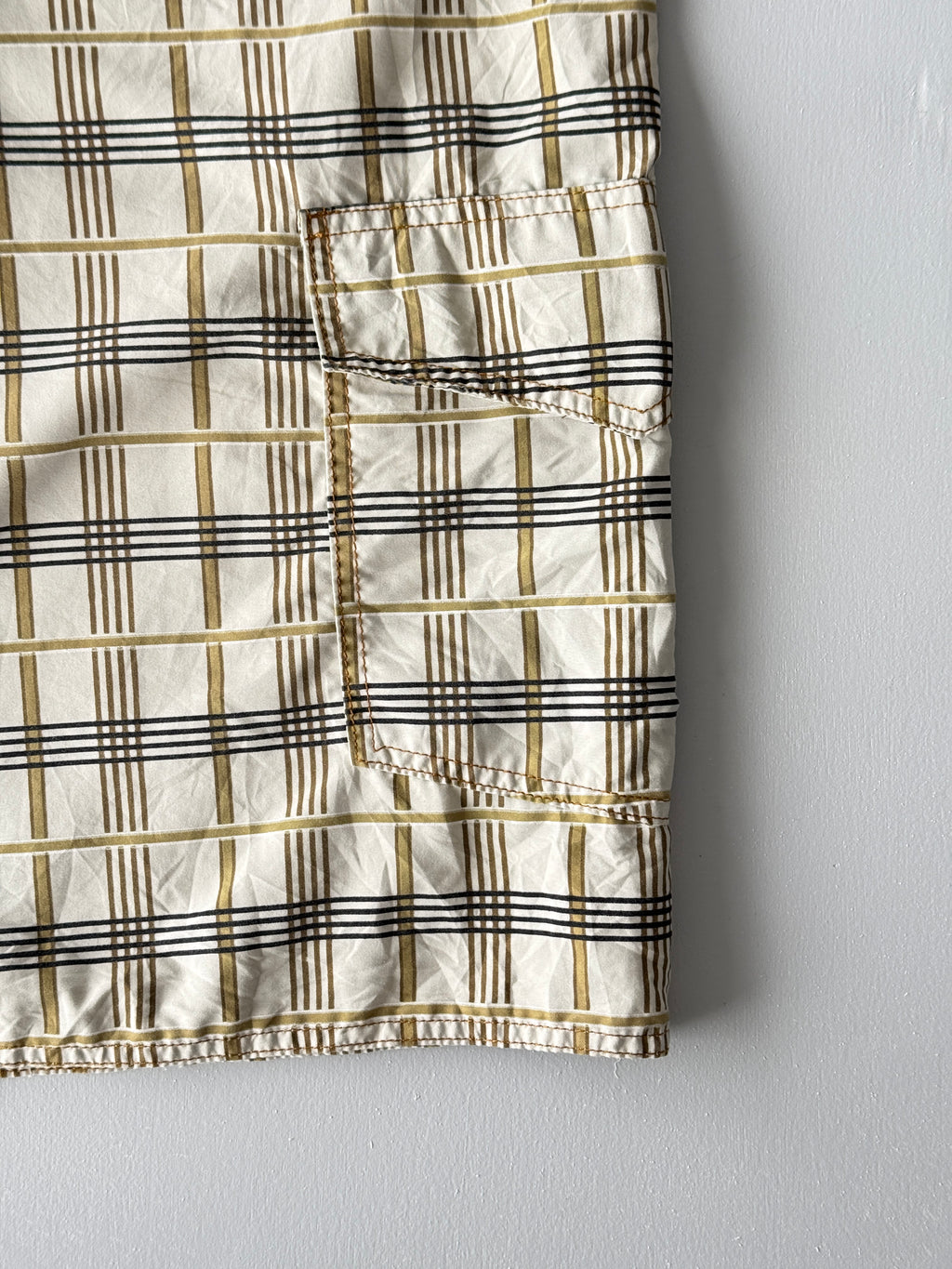 Billabong Plaid Y2K Vintage Board Shorts - 38