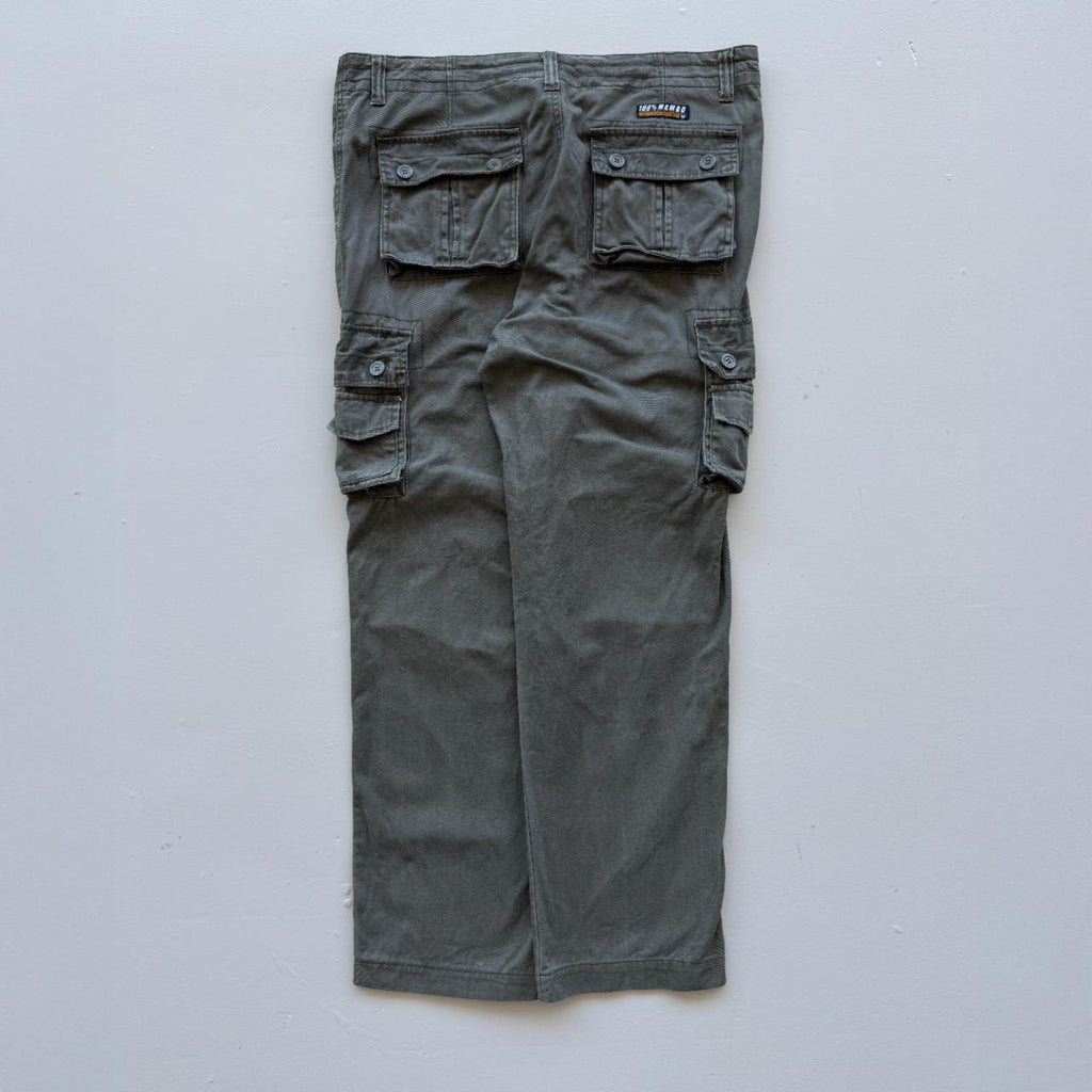 Vintage 90s Mambo Surfwear Cargo Green Pants - 36” x 29”