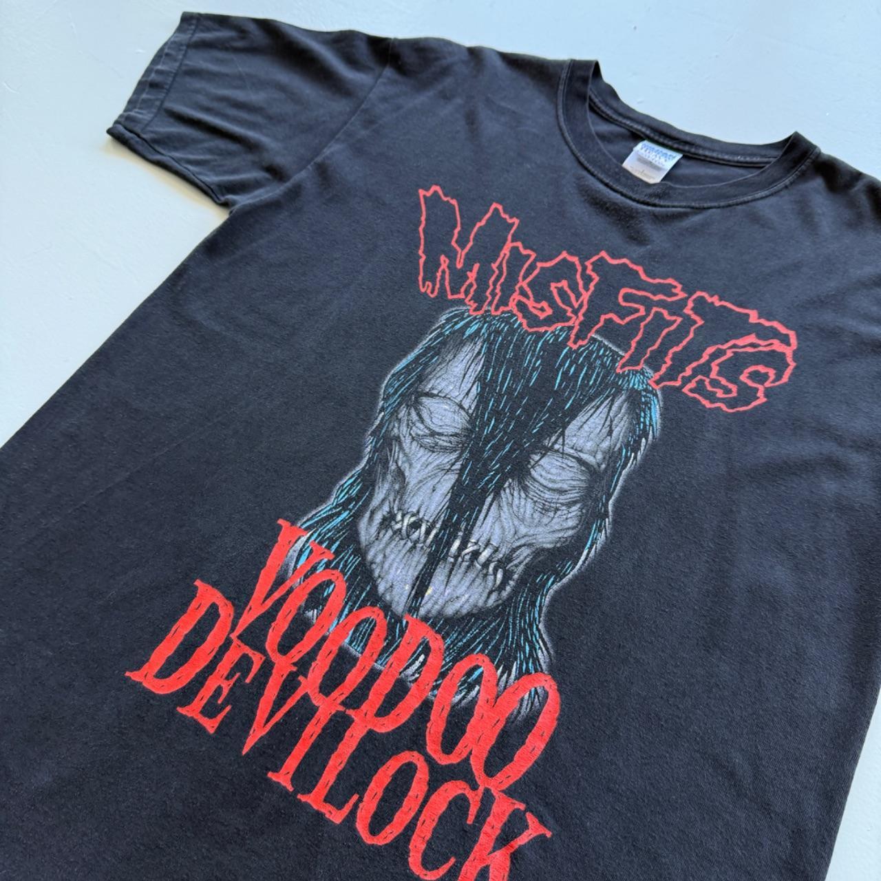 Black Misfits Early 00s Vintage Graphic Band T-shirt - Large