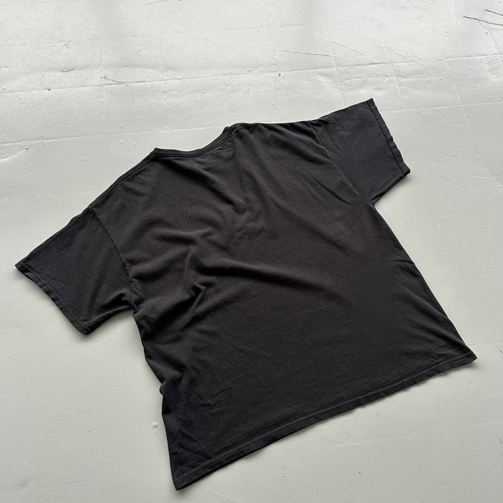 Black Tribal Gothic Y2K 00s Vintage Graphic T-Shirt - 2XL