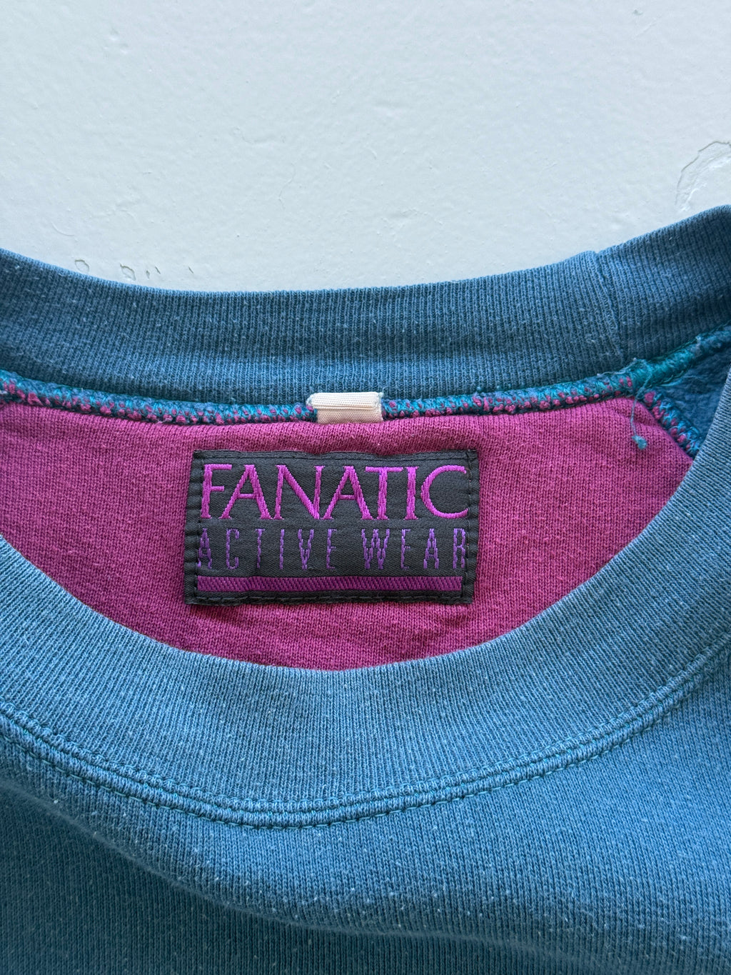 Blue Fanatic 80's Vintage Ski Graphic Sweatshirt Jumper - Large