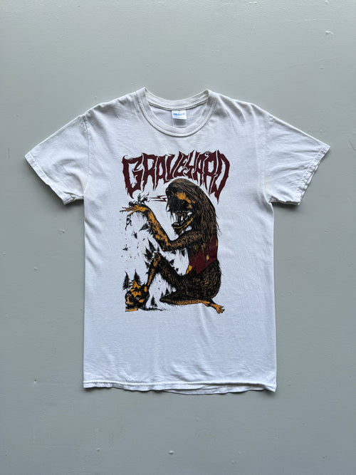 White Graveyard 00's Vintage Metal Band Graphic T-Shirt - Small