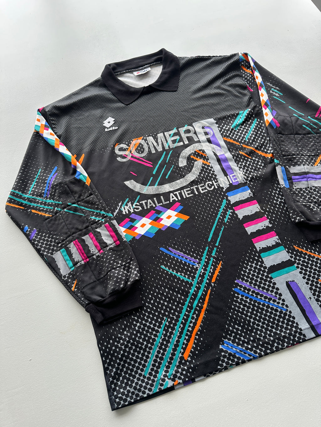 Lotto Somers Installatietechniek 90's Vintage Goalkeeper Football Shirt - Large