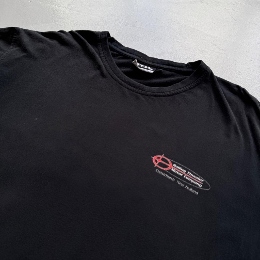 Black JB Automotive 00s Vintage Graphic T-Shirt - XL