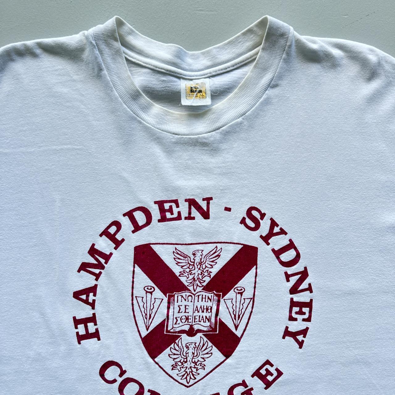 White Sydeny College 90s Vintage T-shirt - Boxy Large