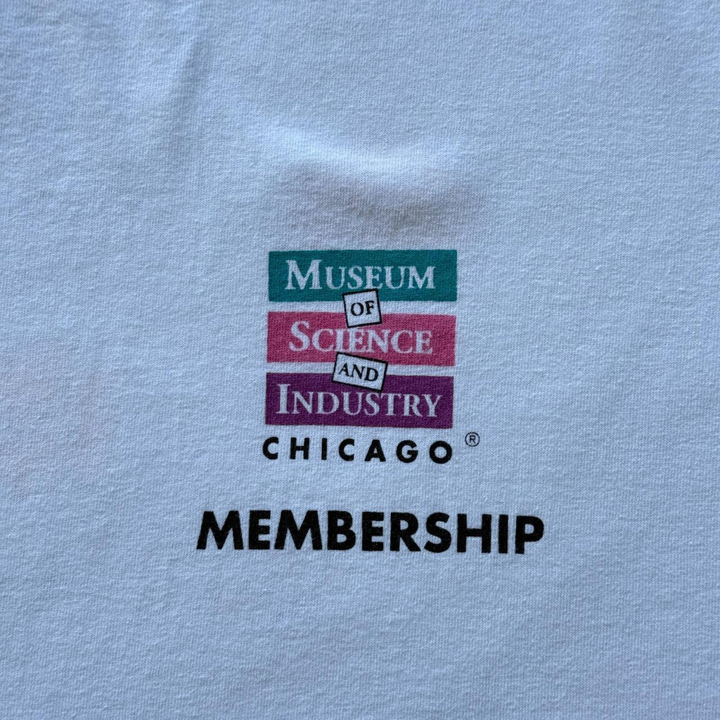 White Museum of Science and Industry Chicago Vintage 90s Tour T-shirt - XL