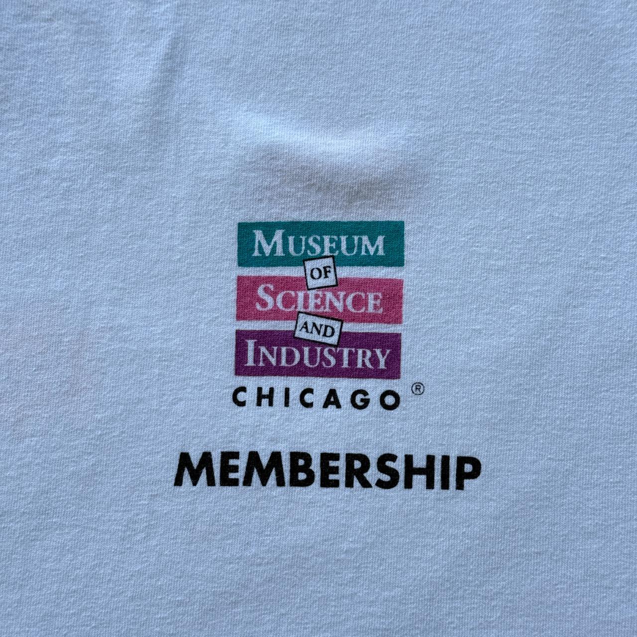 White Museum of Science and Industry Chicago Vintage 90s Tour T-shirt - XL