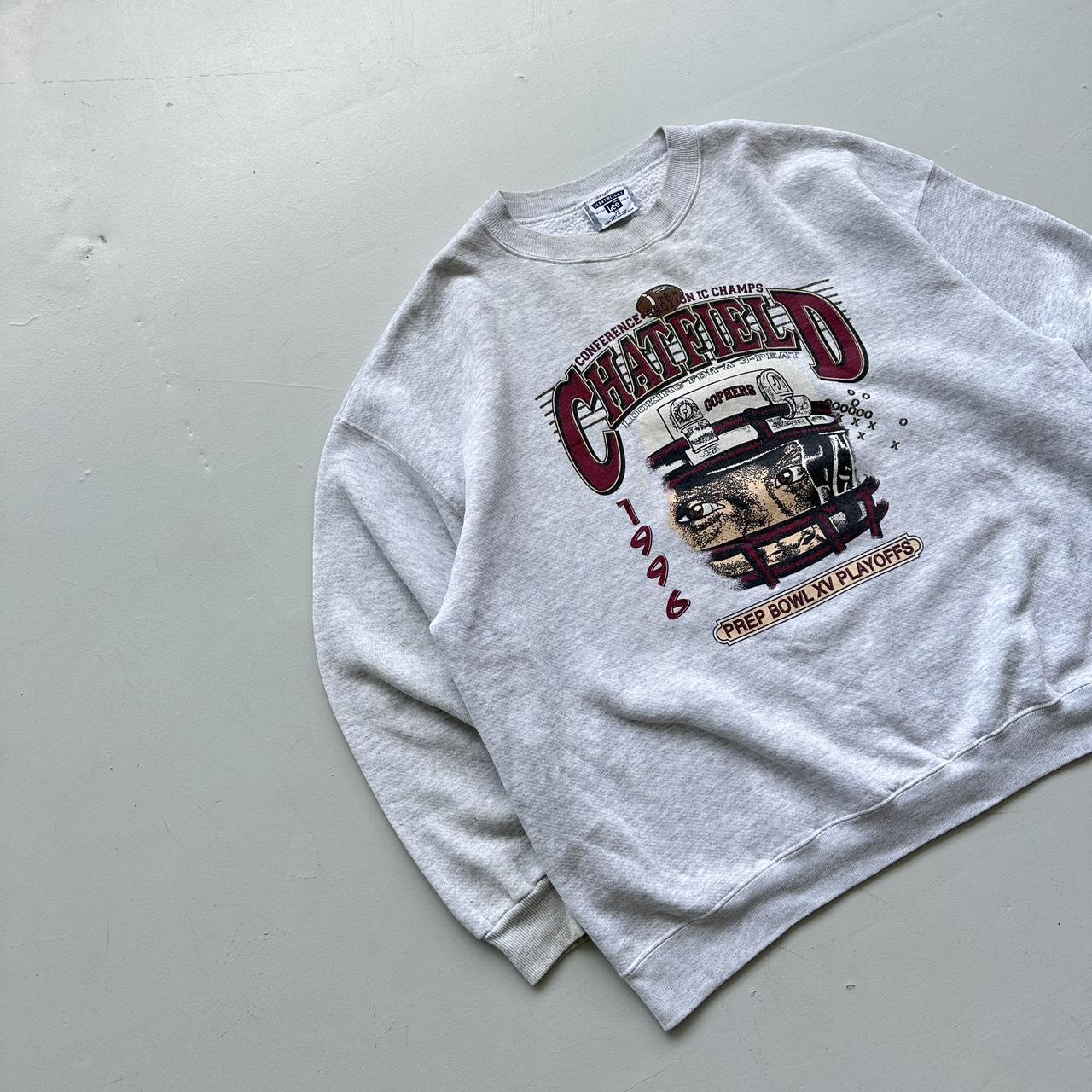 Chatfield NFL Grey Vintage 90s Sweatshirt - 2XL