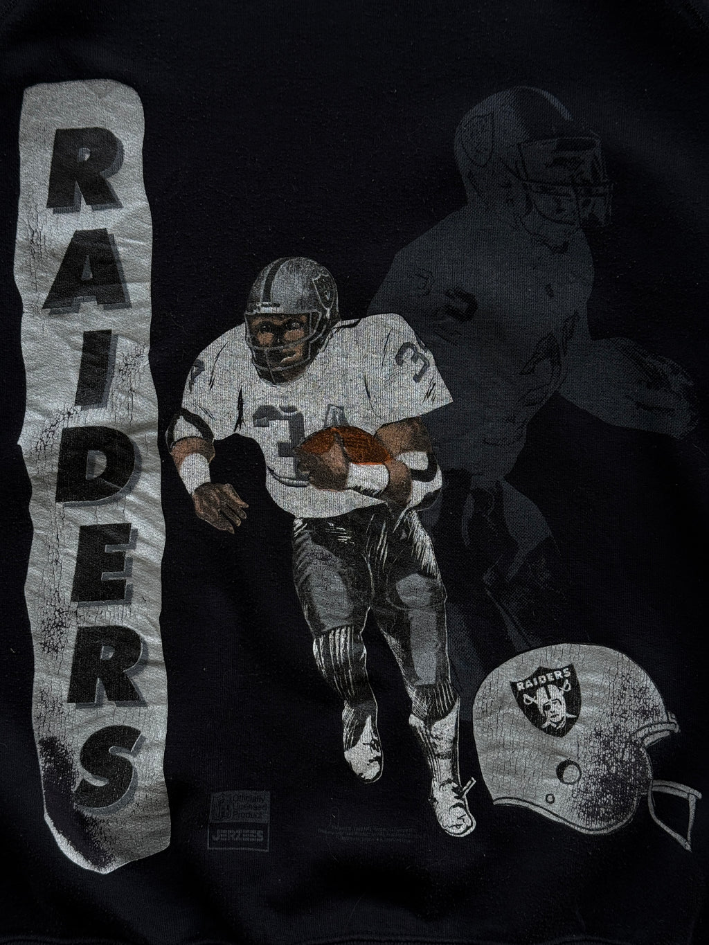 Jerzees Raiders NFL Made in USA 90's Vintage Sweatshirt - Large