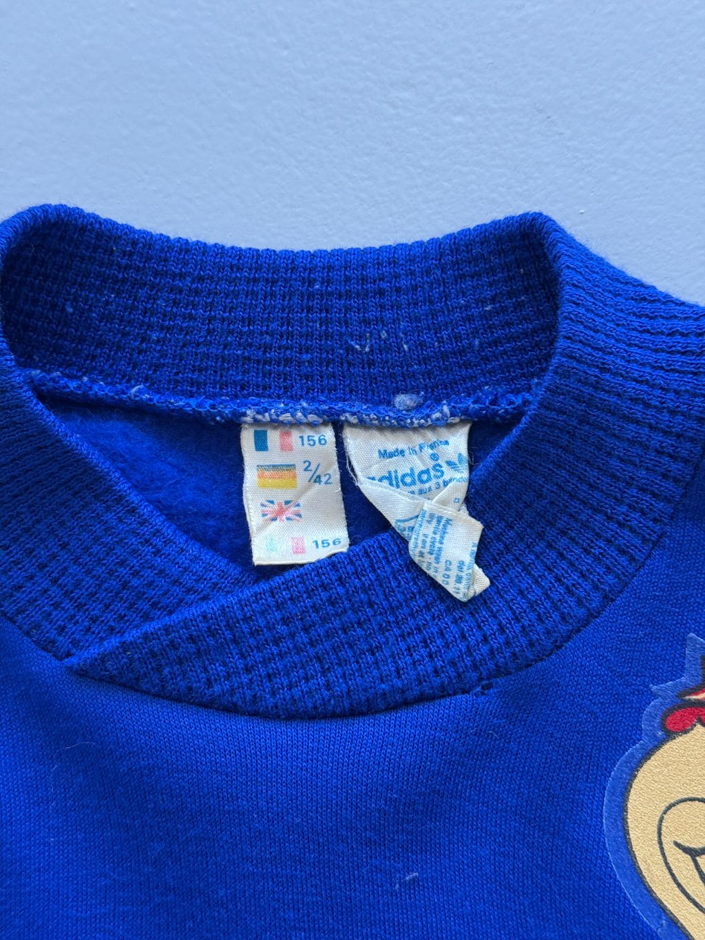 Adidas France F.F.F. Made in France 90's Vintage Football Sweatshirt - XS/S