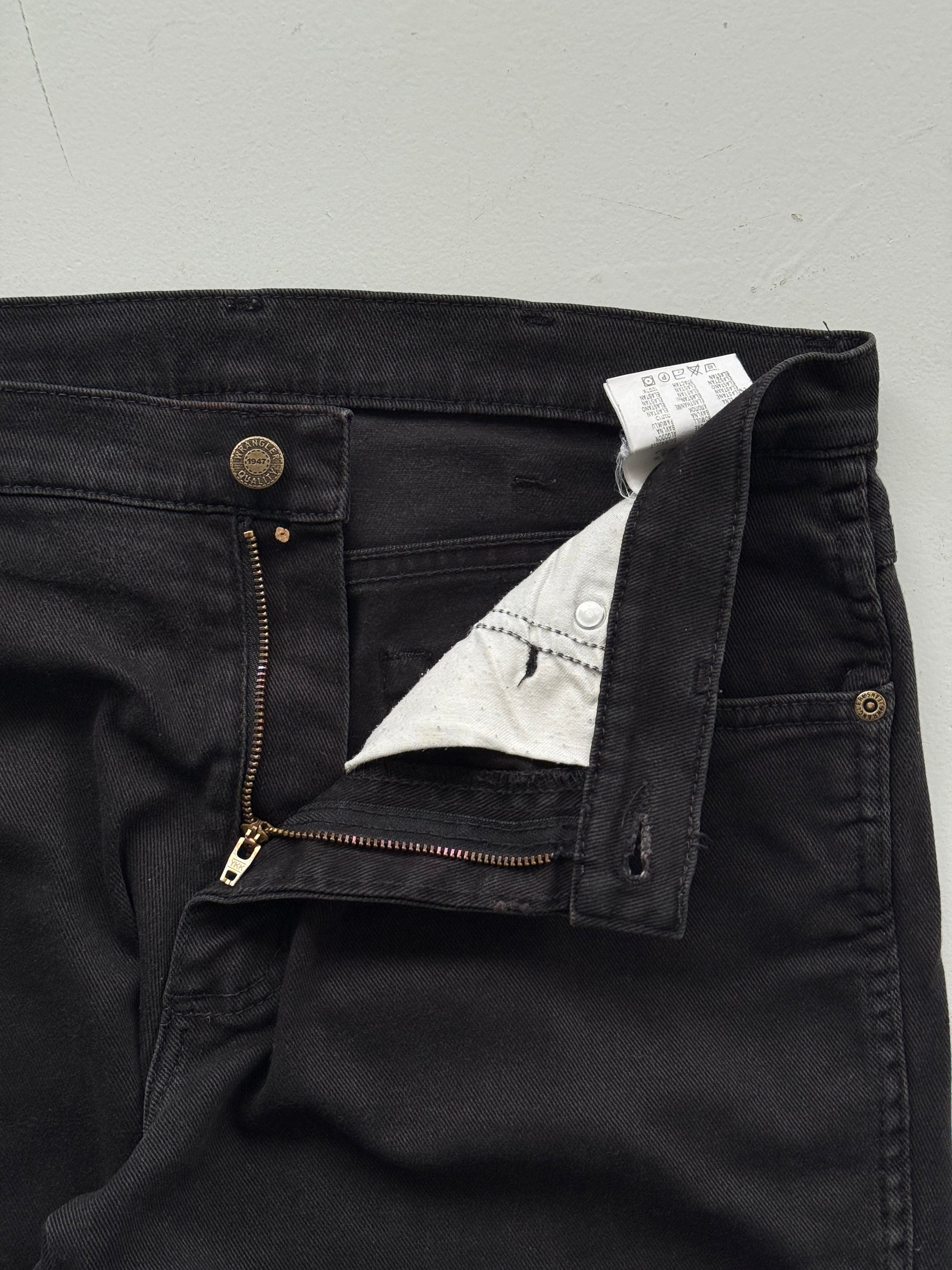 Black Wrangler 00's Vintage Straight Leg Jeans - W32 x L33