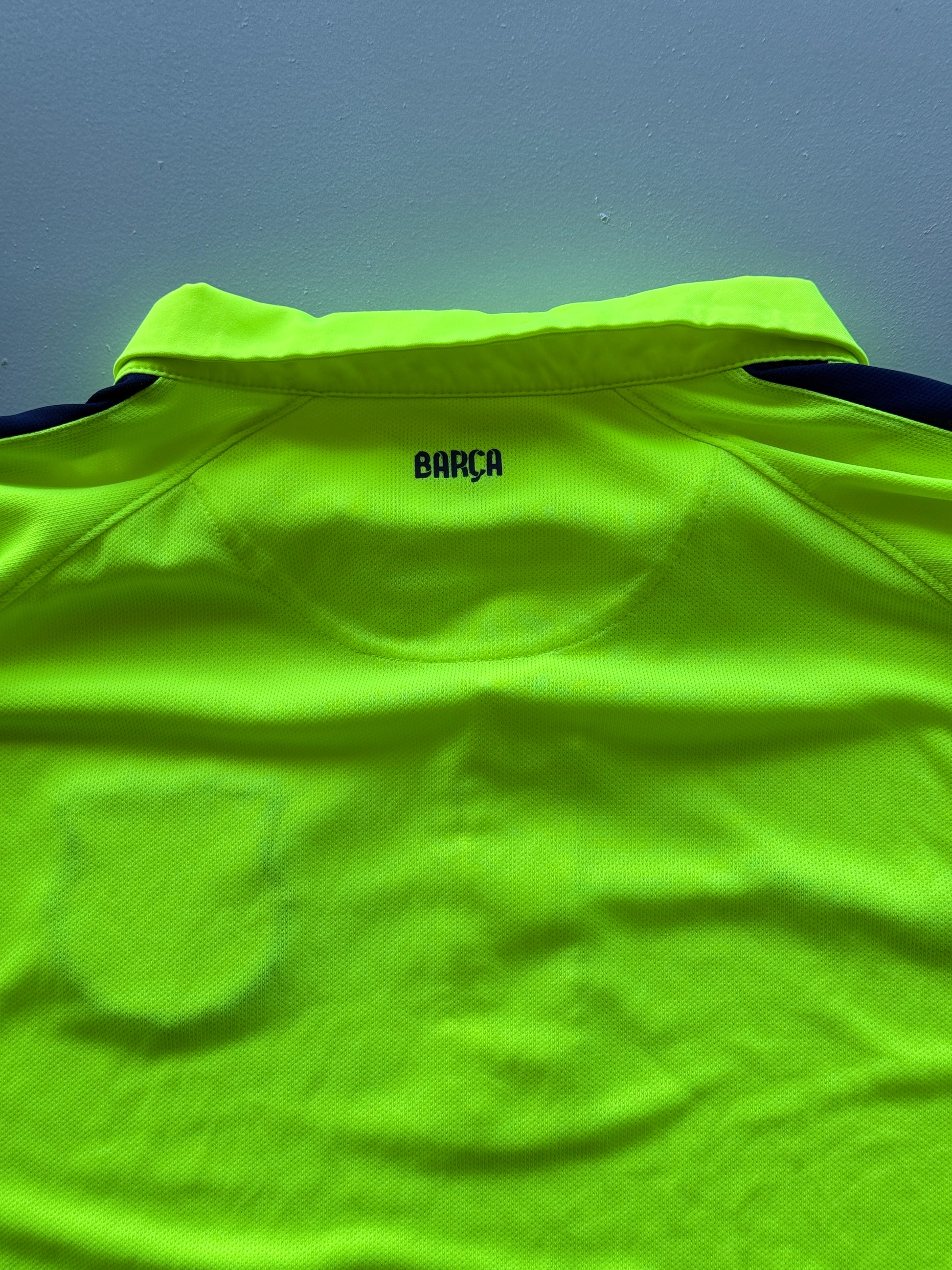 Nike FC Barcelona 2014 Away Vintage Football Shirt - XL