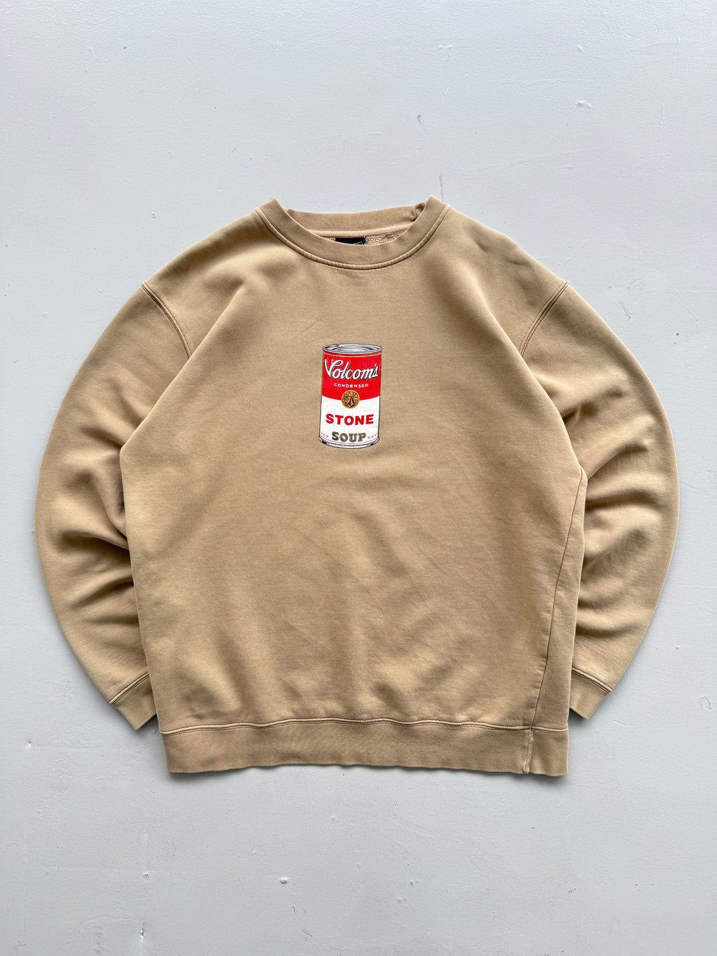 Volcom Stone Soup Campbell's Parody Vintage Sweatshirt - Large