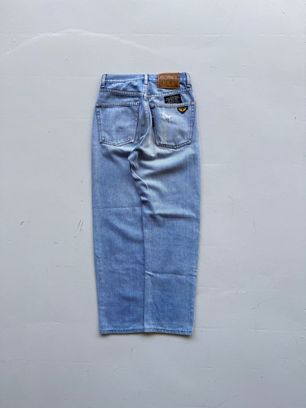 Denim Avirex 90's Straight Leg Vintage  Mom Jeans - 24” x 26”