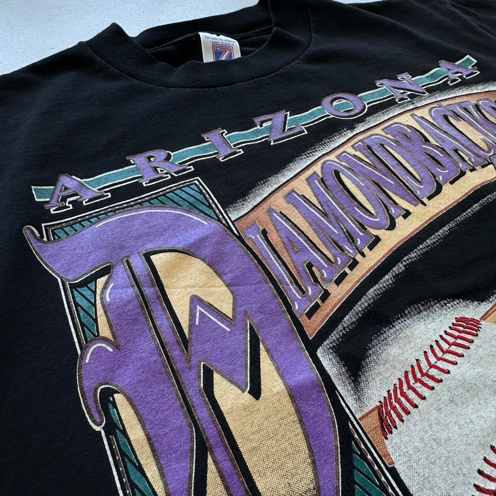 Black Arizona Diamondbacks 90s Vintage T-shirt - Medium