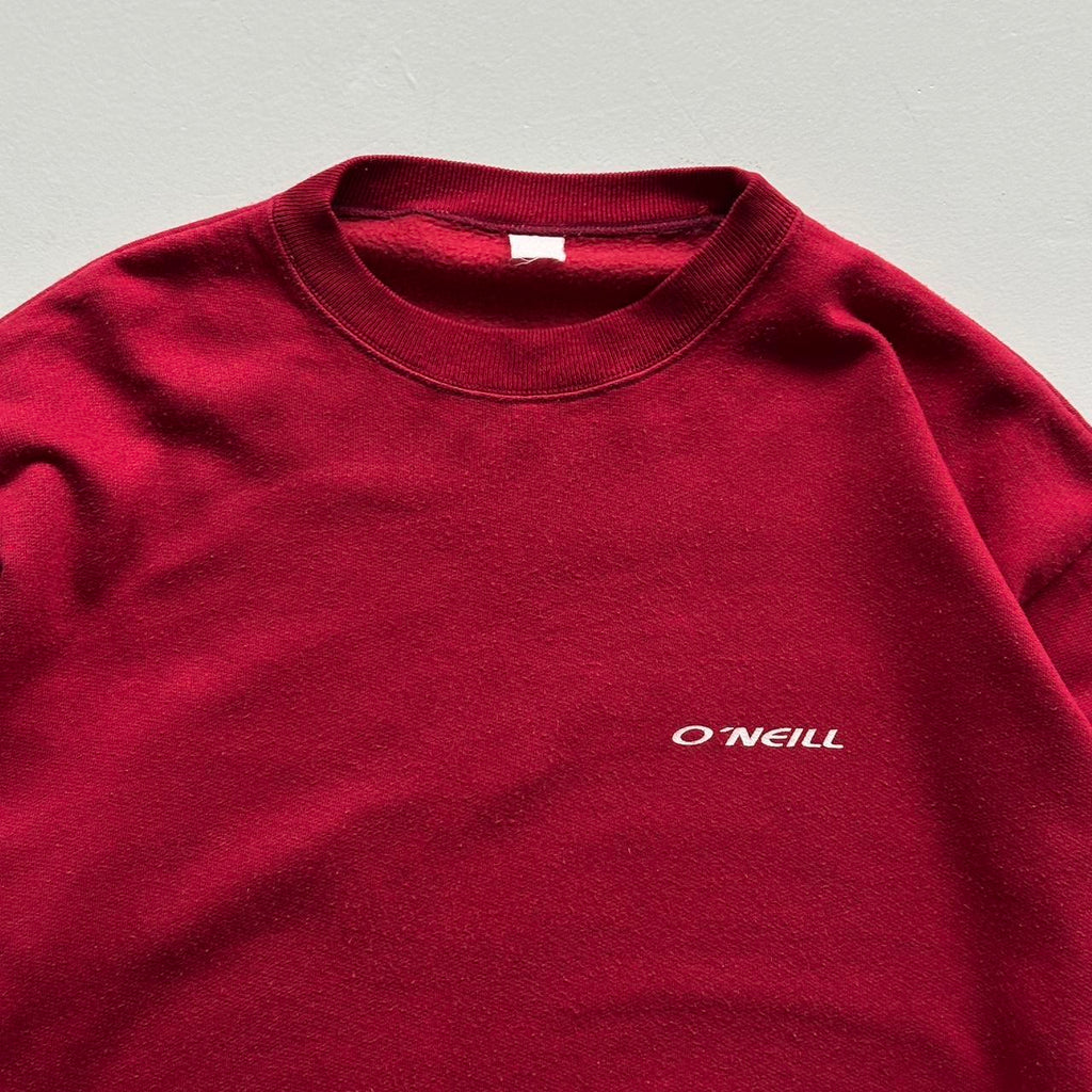 Burgundy O’neill Surf Competition 90’s Vintage Graphic Sweatshirt - Large