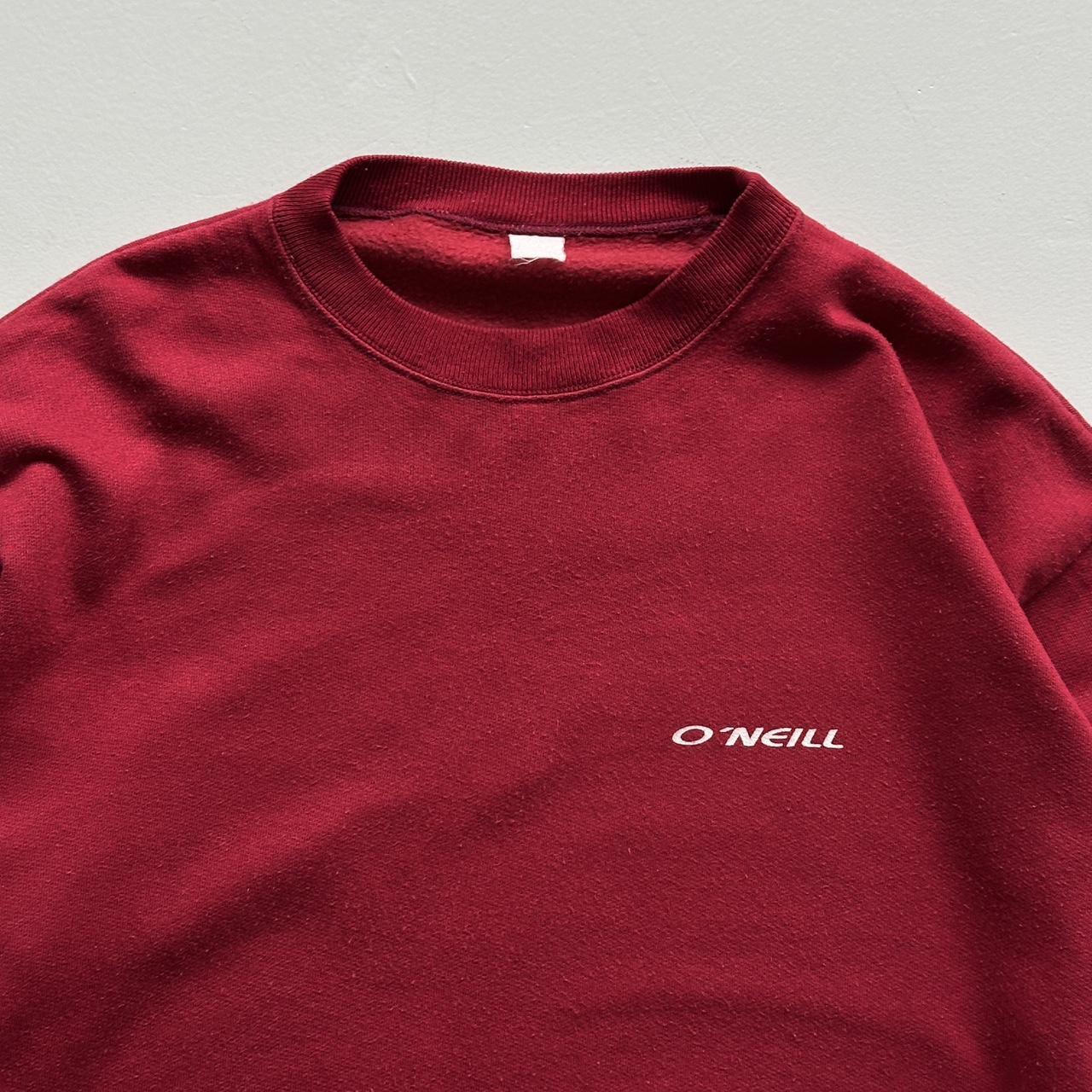 Burgundy O’neill Surf Competition 90’s Vintage Graphic Sweatshirt - Large