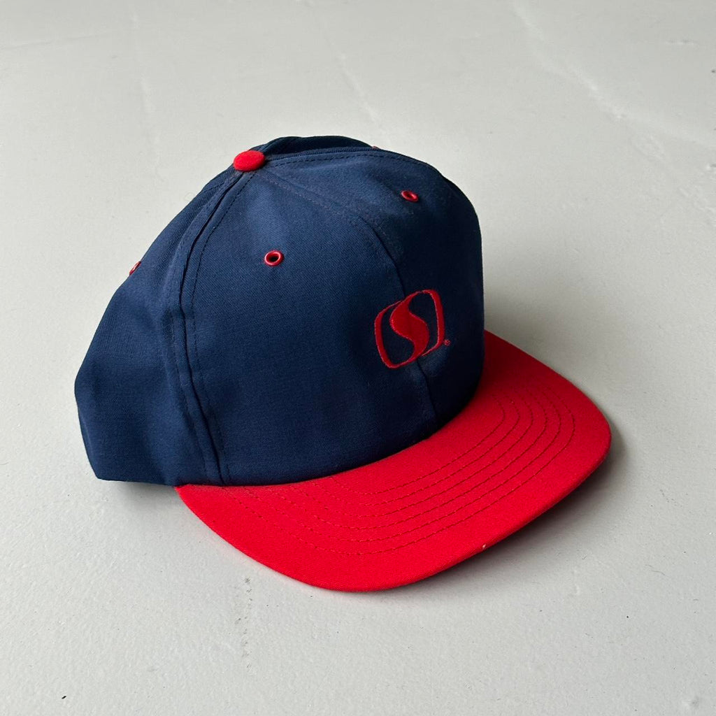 Navy Red ‘S’ Vintage SnapBack Trucker Cap