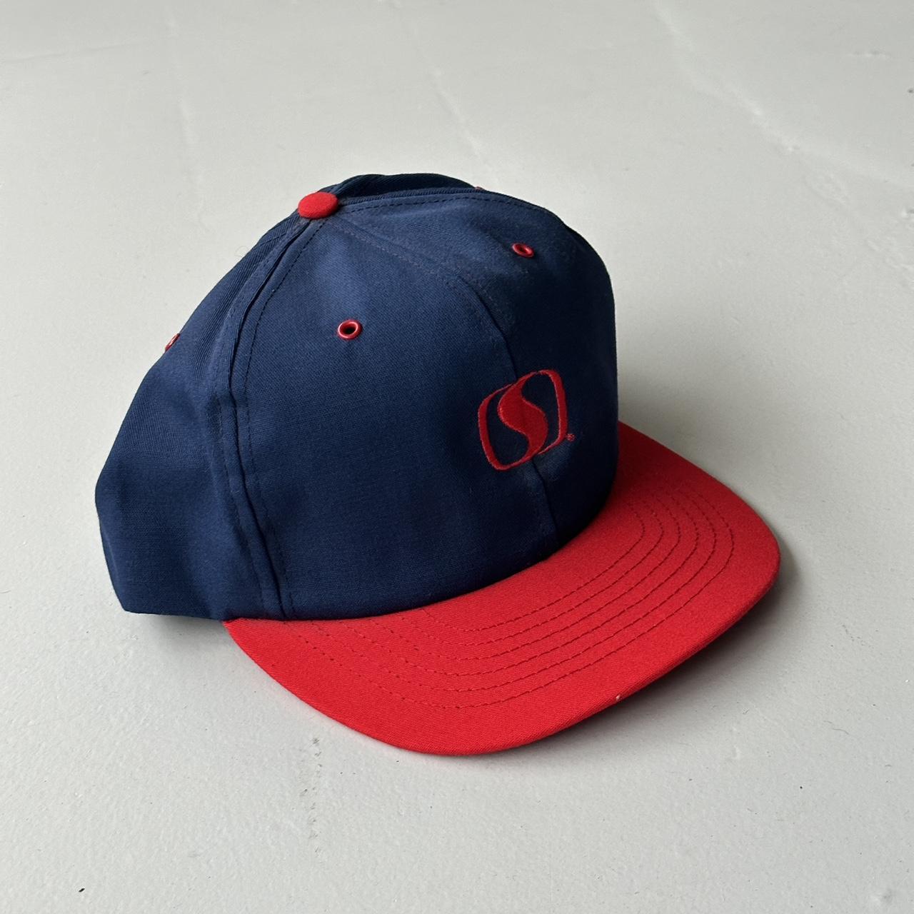 Navy Red ‘S’ Vintage SnapBack Trucker Cap