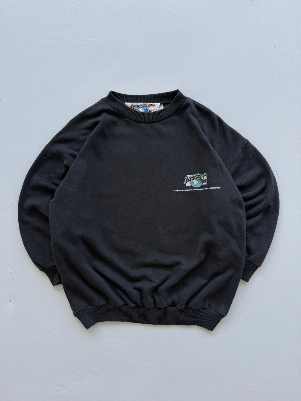 Indiana Jones The Legend 90's Vintage Graphic Sweatshirt - Kids Medium