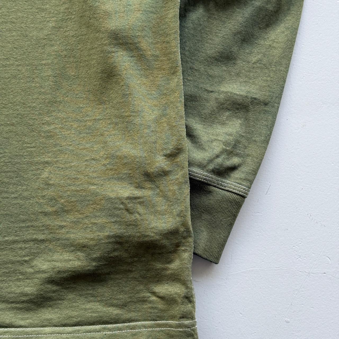 Green Overdyed Carhartt 90's Long Sleeve Vintage T-shirt - XXL