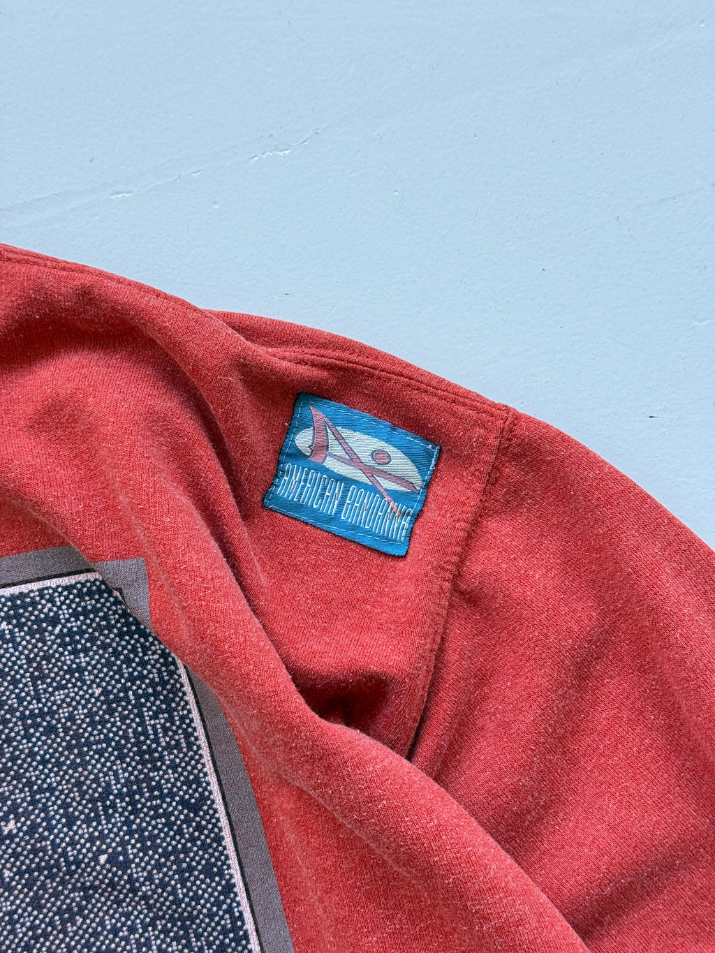 Red American Bandana 90's Vintage Snowboarding Sweatshirt Jumper - Large