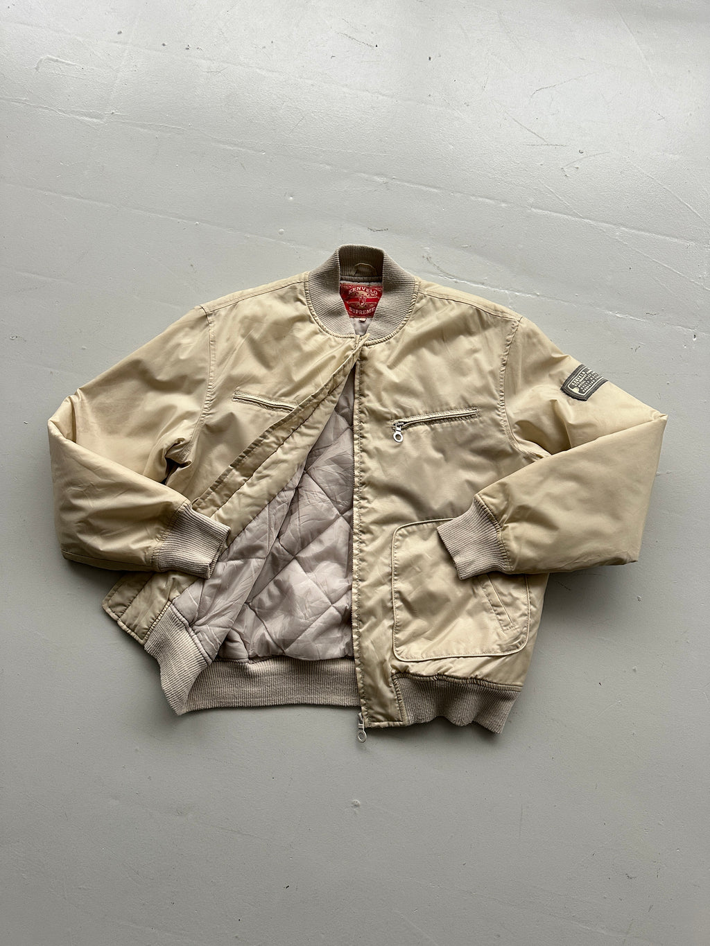Cream Kenvelo Supreme 90's Bomber Jacket - XL