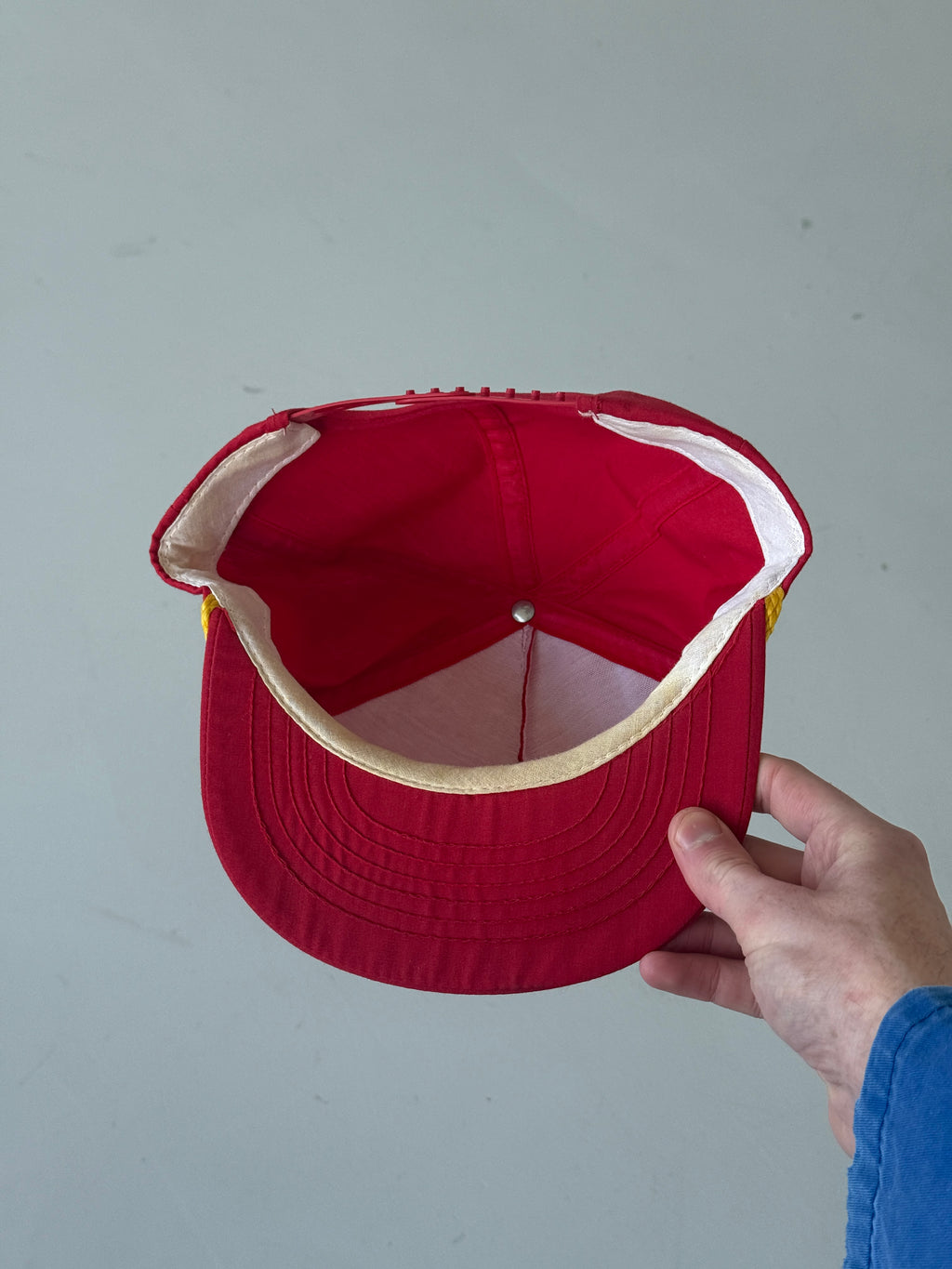 Red NSD Vintage Cotton SnapBack Trucker Cap
