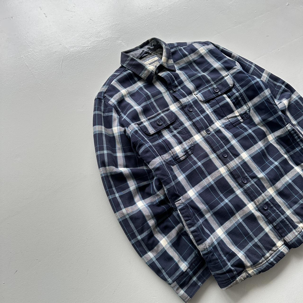 Blue Checkered L.L Bean 00’s Padded Shirt - Small