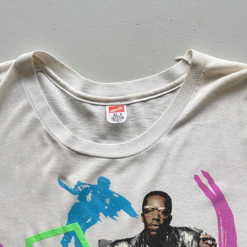Faded White MC Hammer 90s Vintage Graphic Band T-Shirt - XL
