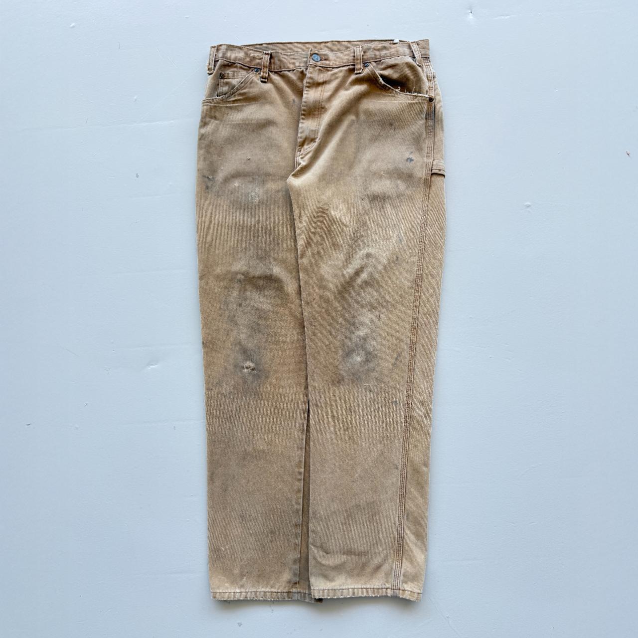 Hamilton Brown Dickies Thrashed Vintage Carpenter Pants - 34" x 32"
