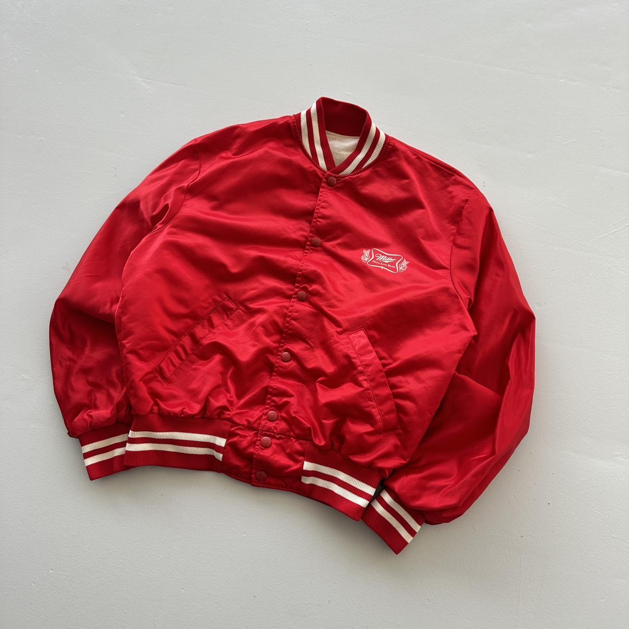 Miller Lite Beer 80’s Red Vintage Varisty Jacket - Small
