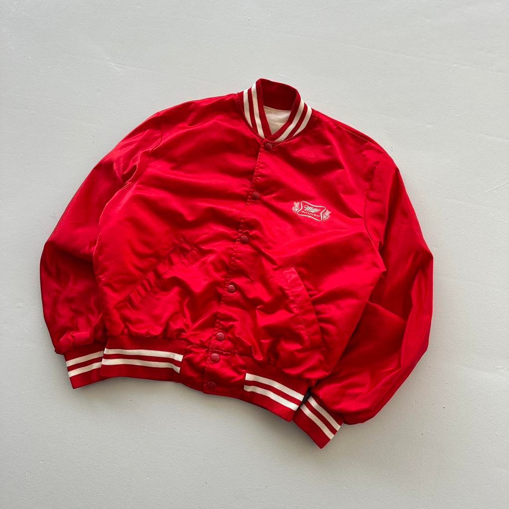 Miller Lite Beer 80’s Red Vintage Varisty Jacket - Small