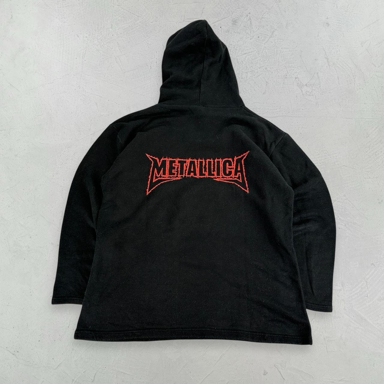 Black 00s Metallica Hoodie - Medium