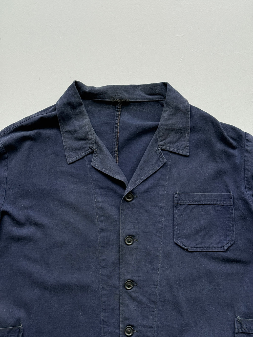 Navy Blue French Chore Jacket 80's Vintage Workwear CH166 - XXL