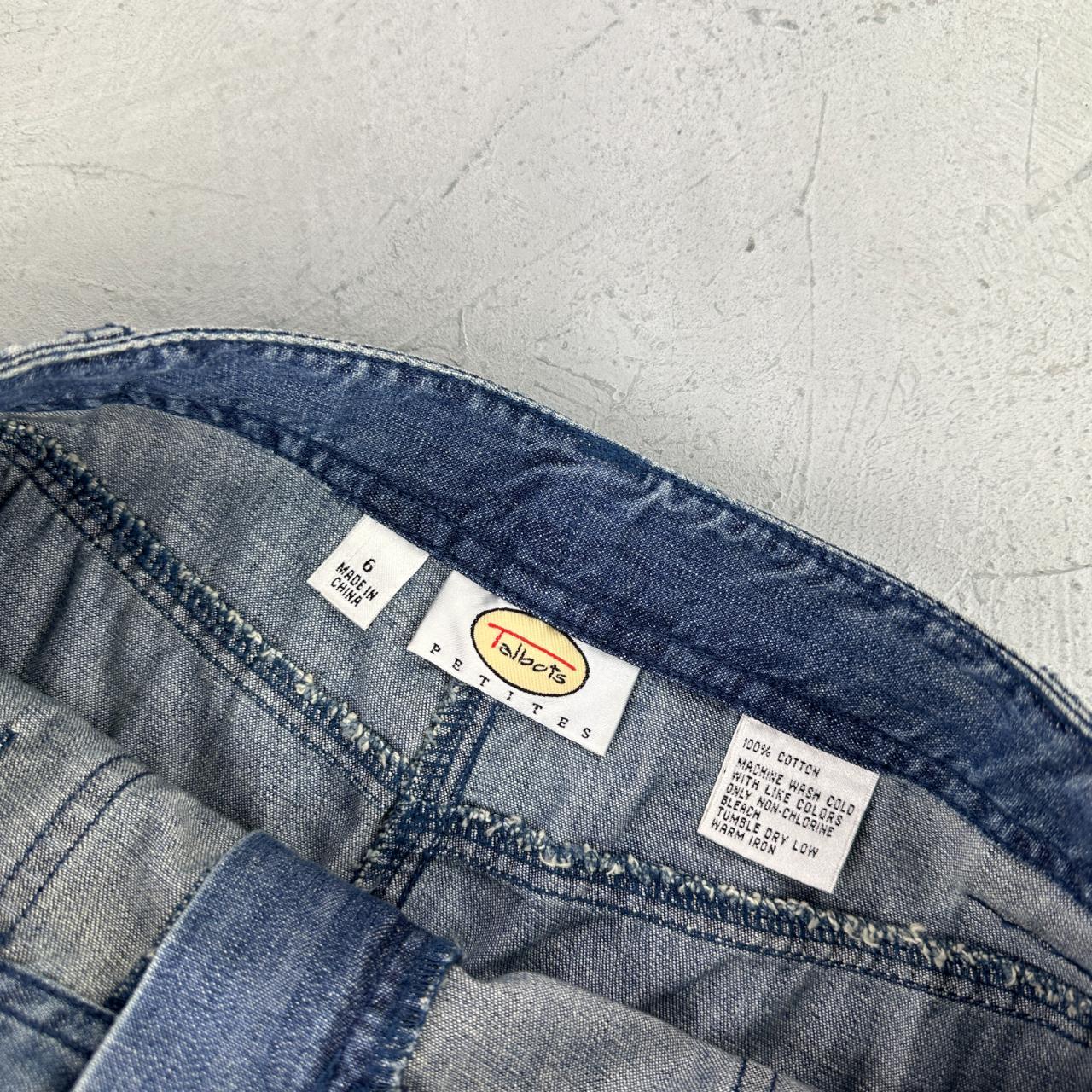 Talbots Denim Over-dyed Vintage Y2K Mini Skirt - W29 L20