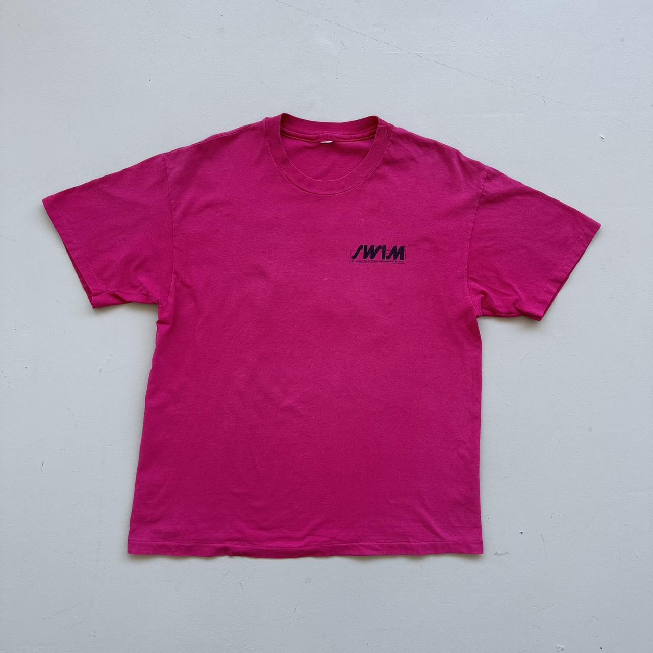 Indian River Lagoon 90s Vintage Pink T-shirt - Large