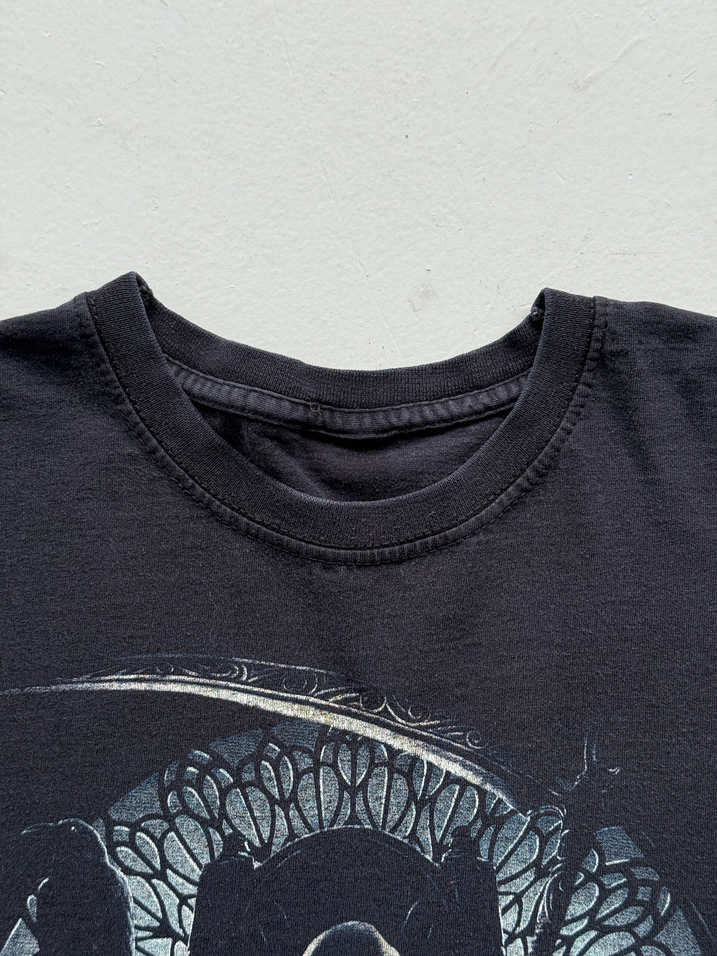 Black Grim Reaper 00's Vintage Graphic Metal T-Shirt - Medium