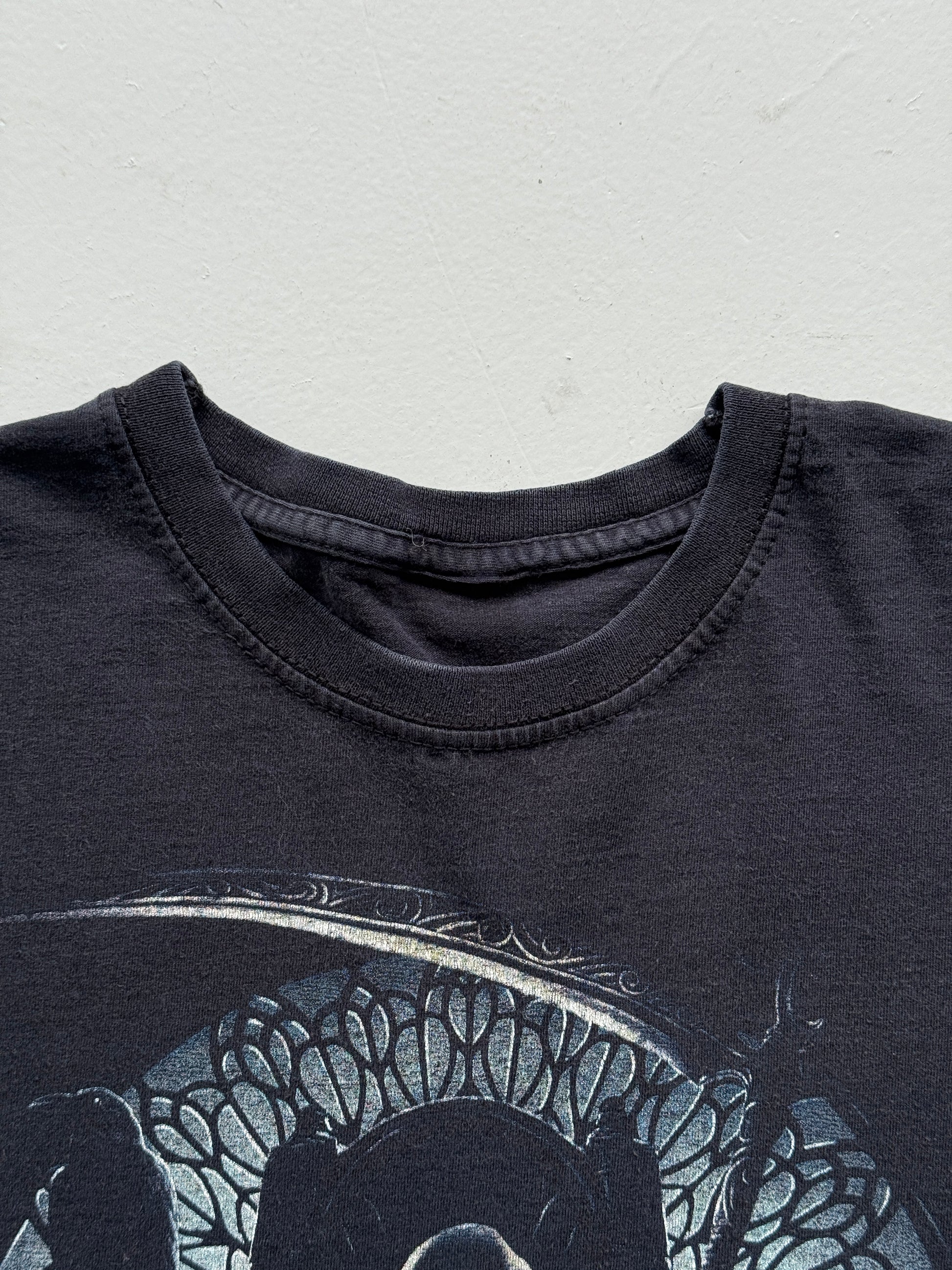 Black Grim Reaper 00's Vintage Graphic Metal T-Shirt - Medium
