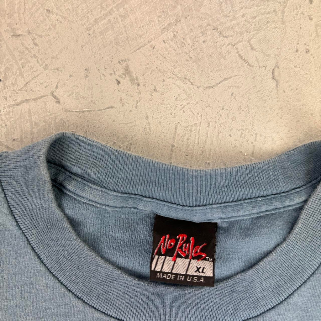 No Rules Navy 90s vintage T-shirt - Small