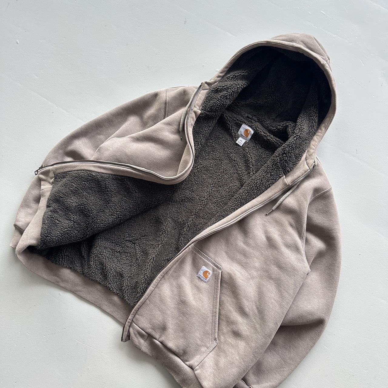 Carhartt Vintage Grey Sherpa Active Hoodie - 2XL