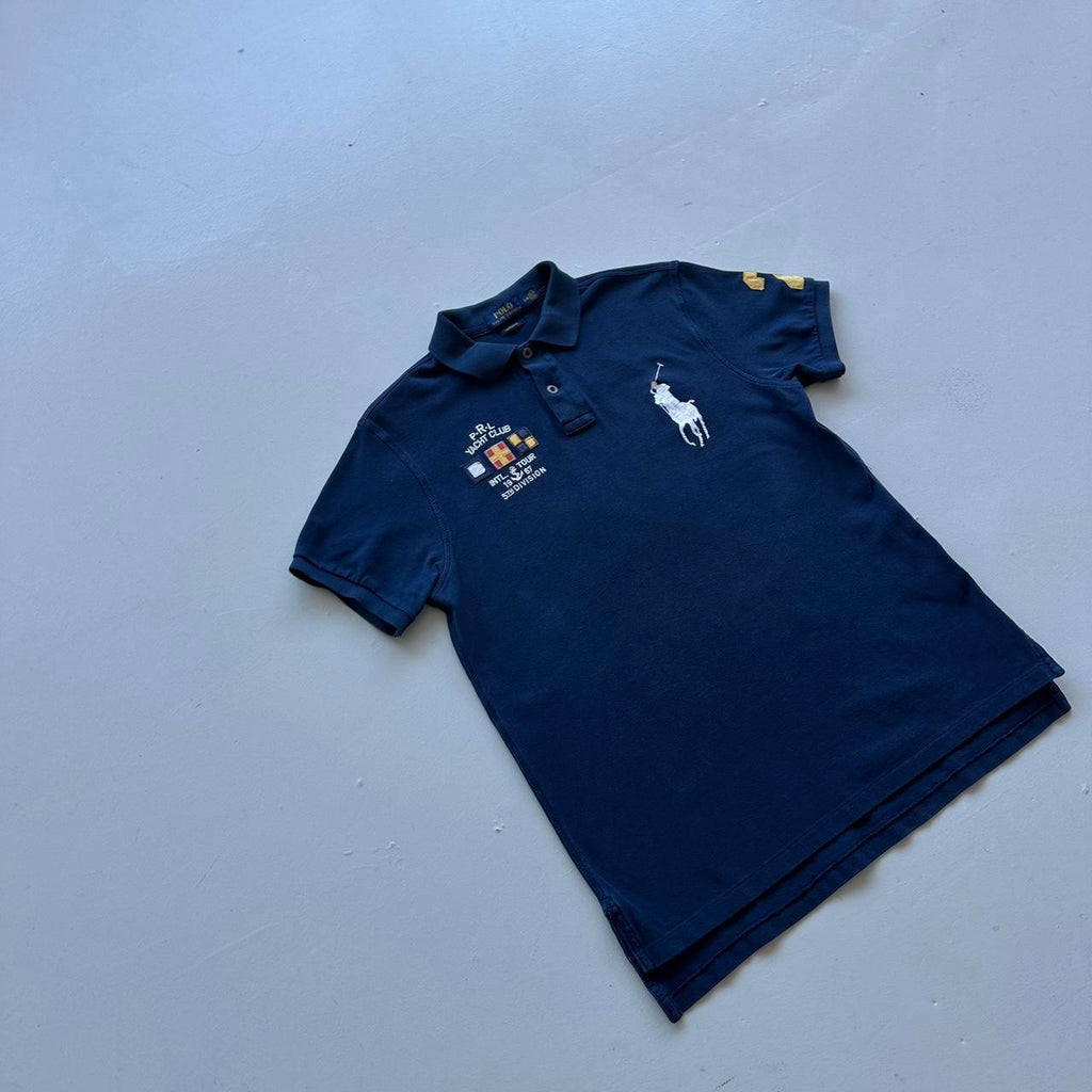 Navy Ralph Lauren Big Pony 00’s Vintage Polo Shirt - Medium