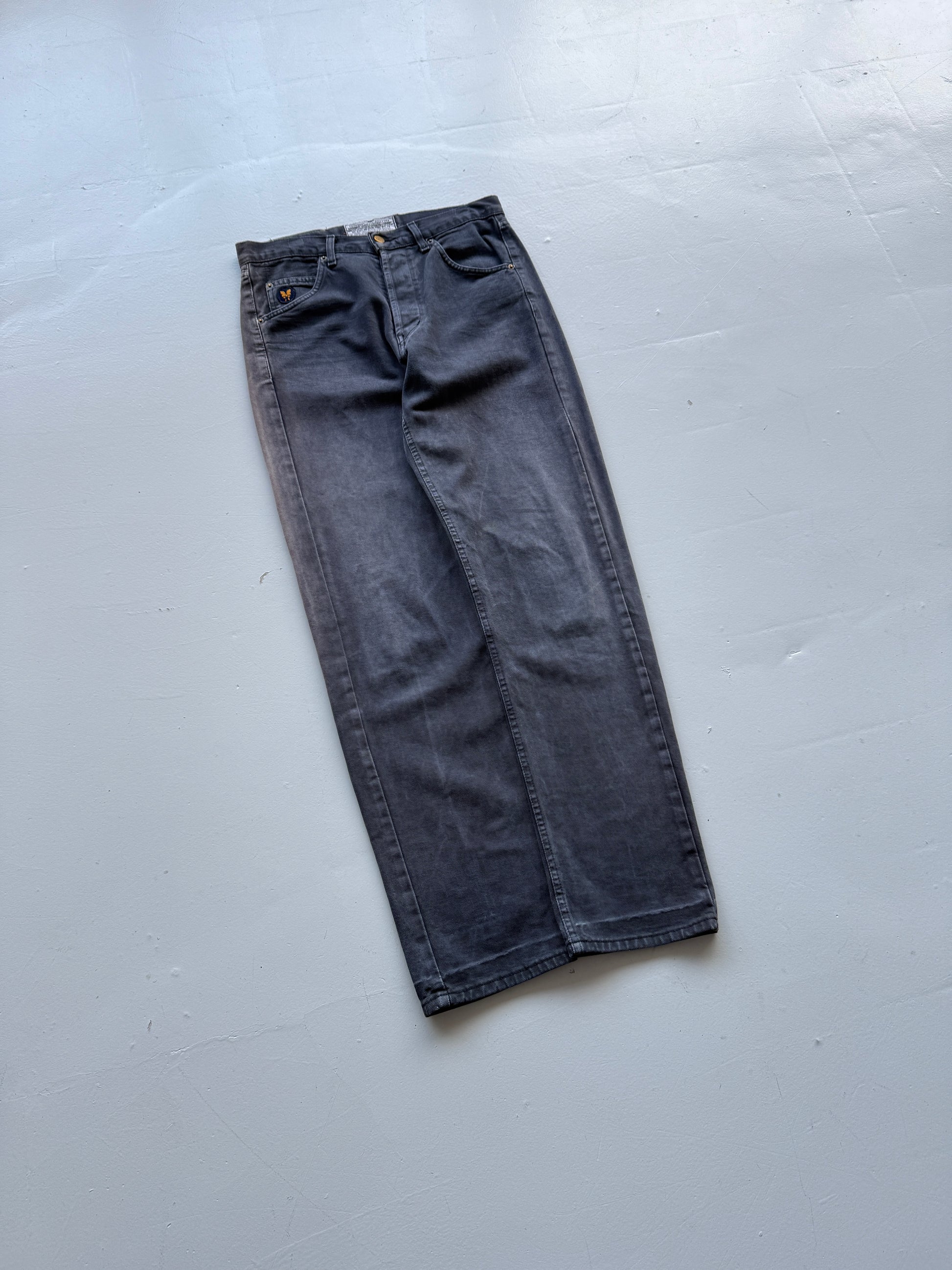 Grey Denim Avirex 90's Straight Leg Vintage Jeans - 32” x 32”