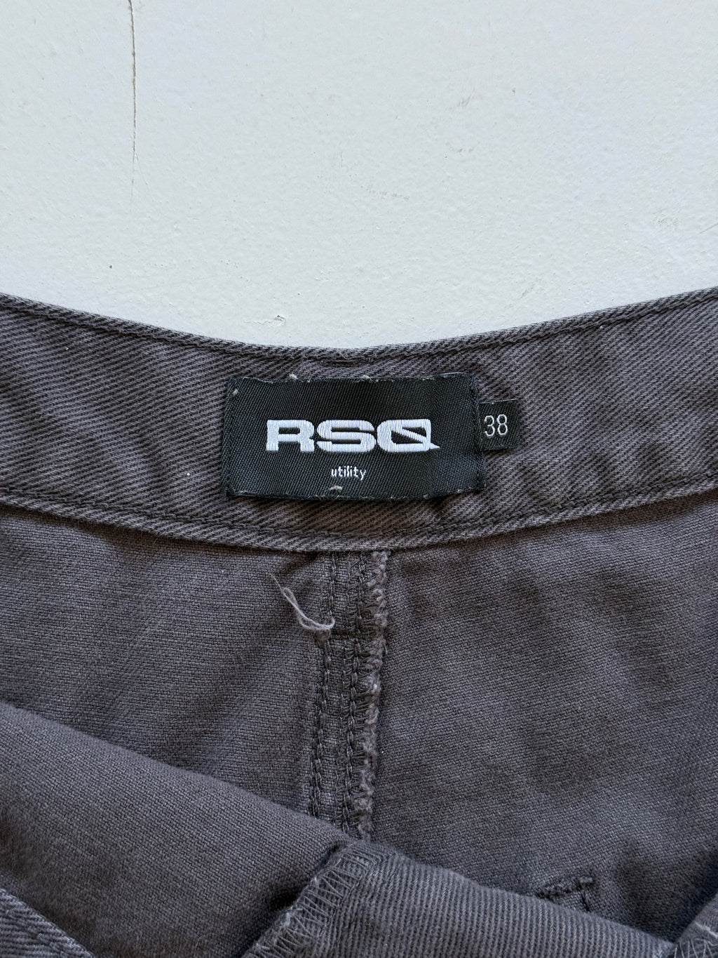 Black RSQ 90's Vintage Baggy Carpenter Denim Shorts - W38 x L7