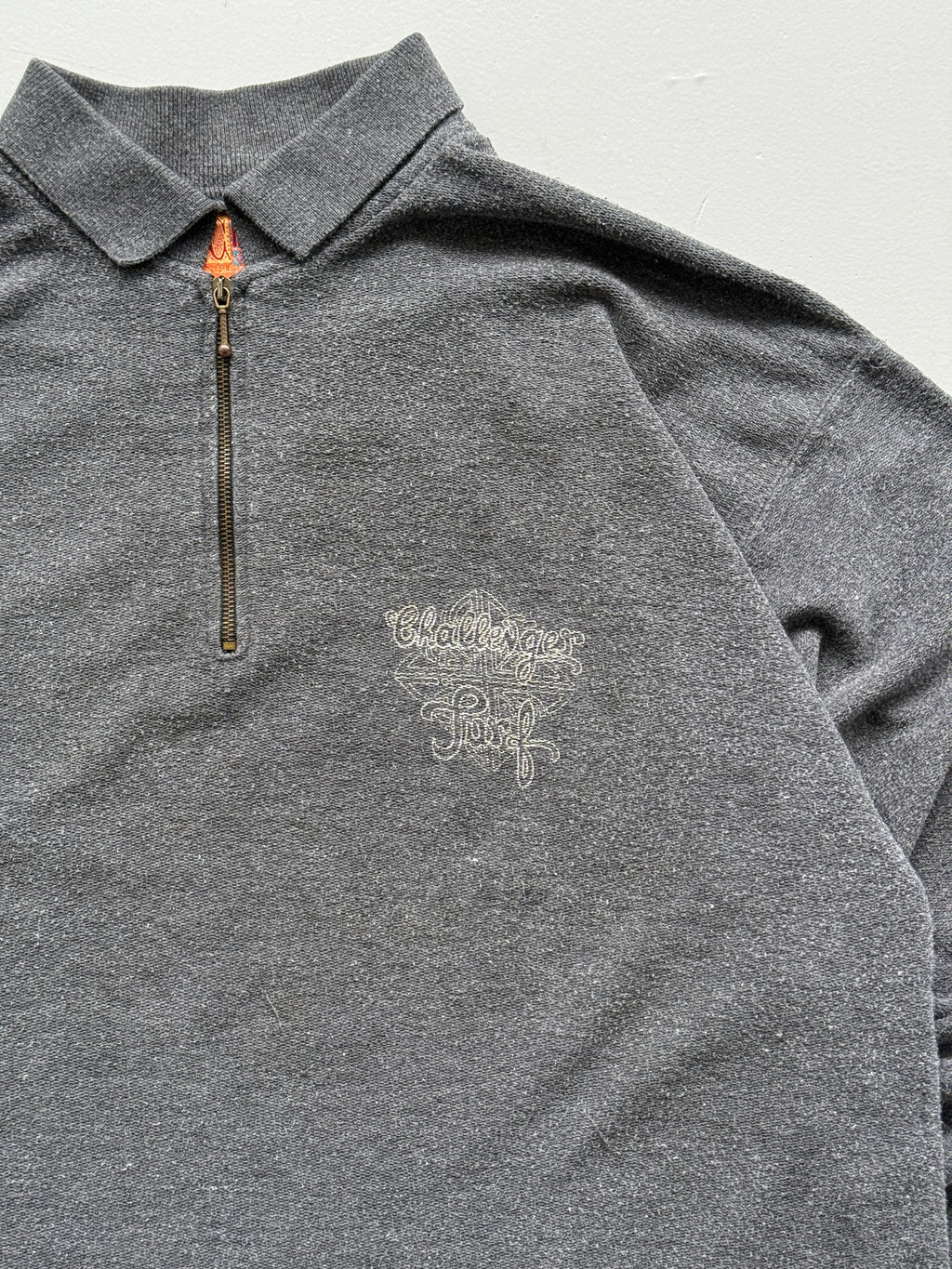 Challenger Surf Spot 90's Vintage Quarter Zip Sweatshirt - Medium