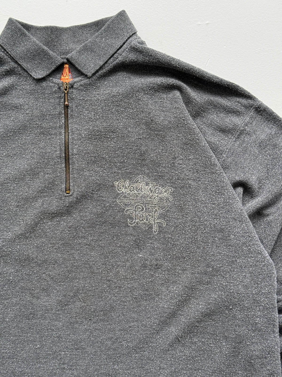 Challenger Surf Spot 90's Vintage Quarter Zip Sweatshirt - Medium