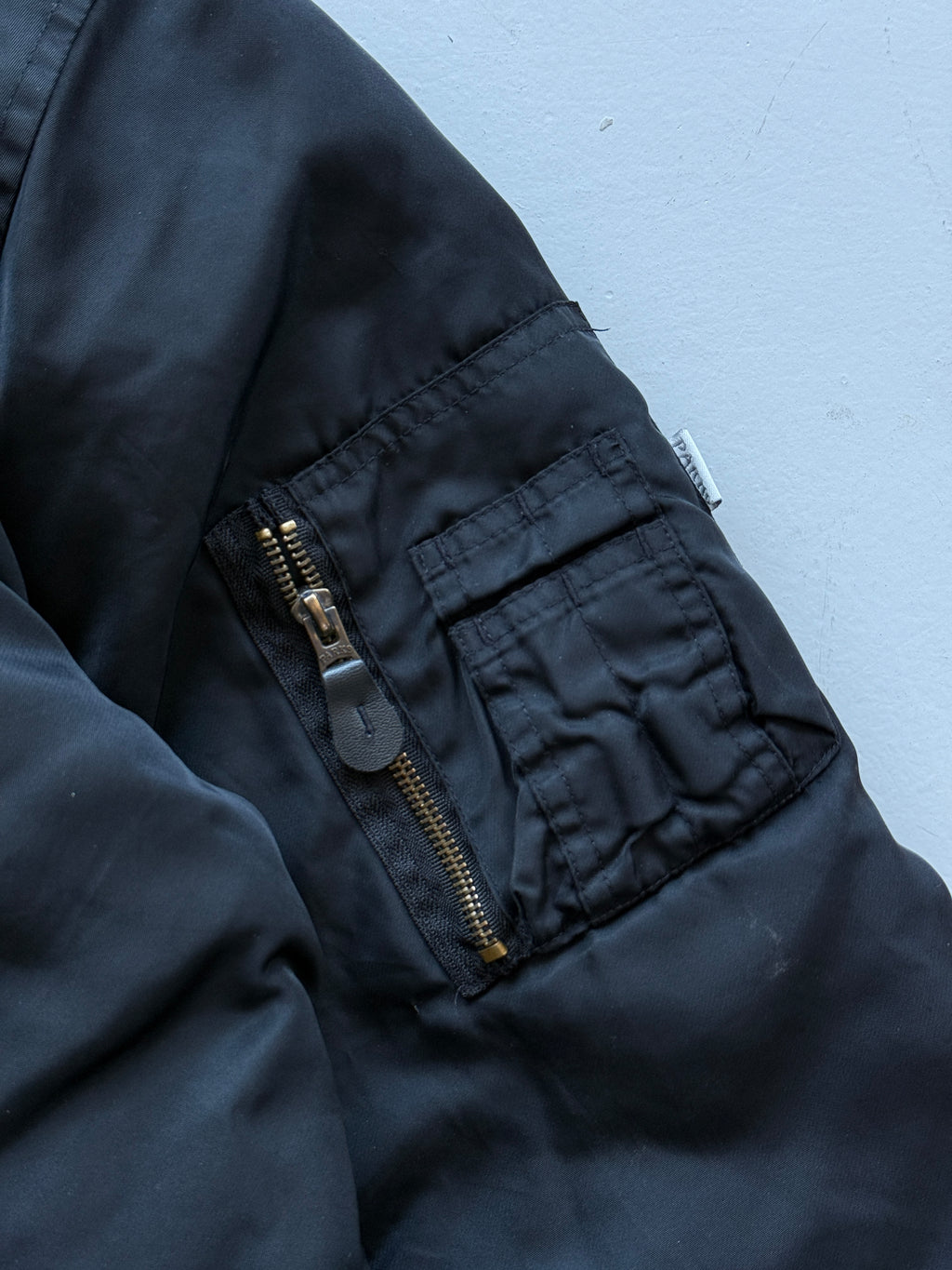 Black Reversible 90's Vintage Bomber Jacket - XL