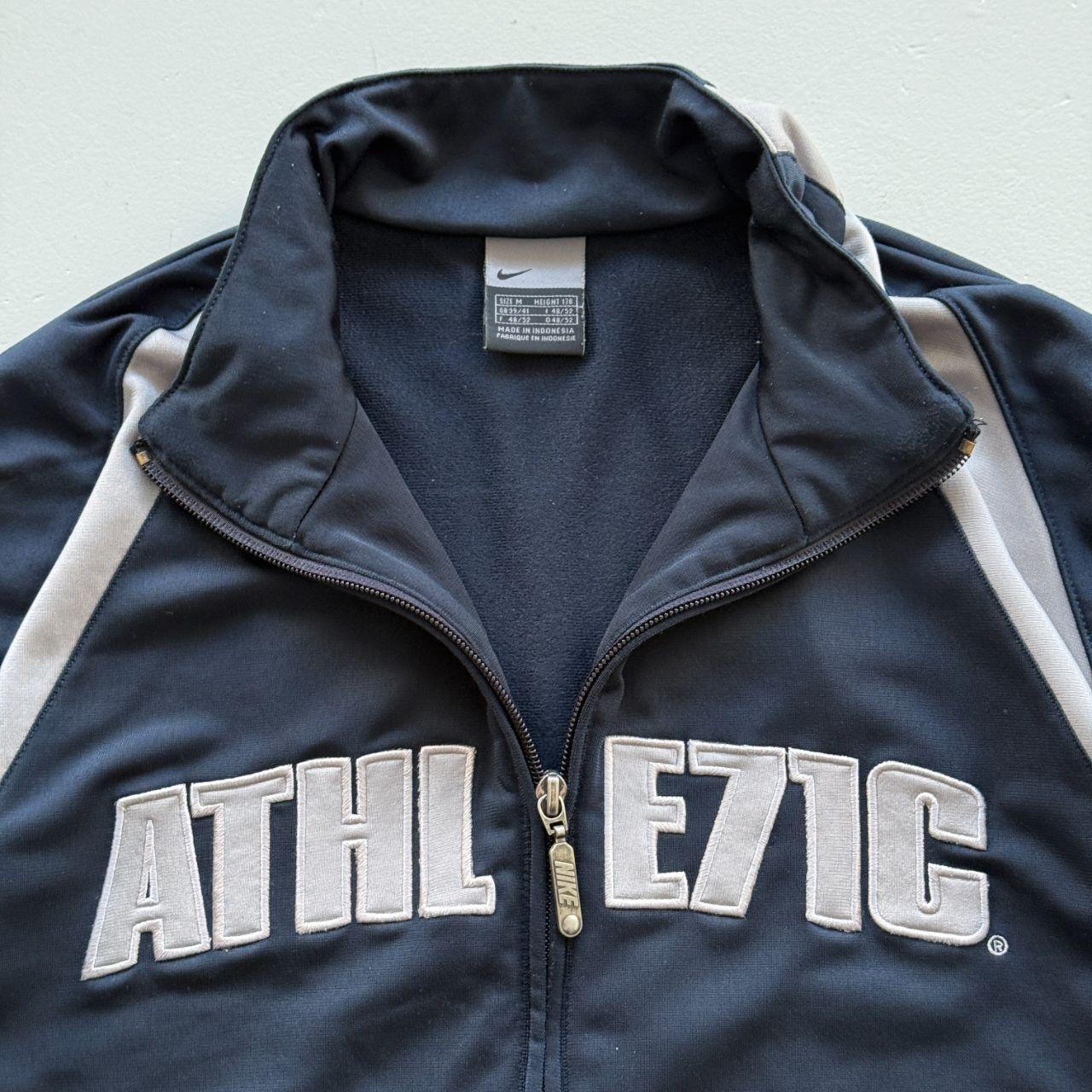 Blue Nike Athletic 00s Windbreaker Track Jacket - Medium