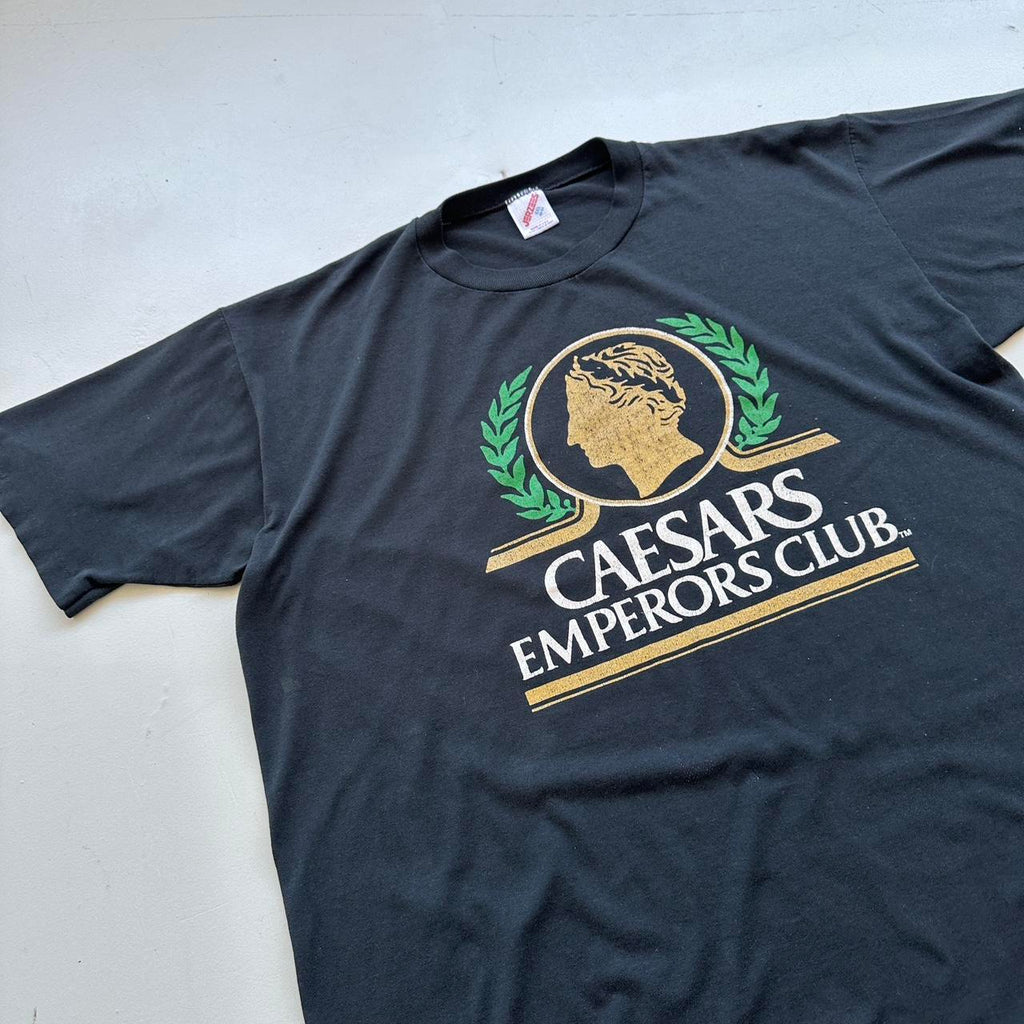 Caesars Casino Black 90s Vintage T-shirt - XL